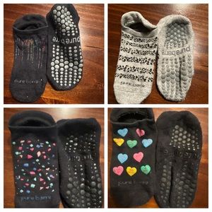 Pure Barre Socks - Size Small bundle